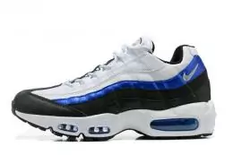 nike air max 95 homme blanc noir bleu